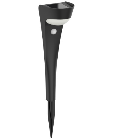 Lampa Strend Pro Garden, solárna, LED, so senzorom pohybu, 10,2x13x52,5 cm
