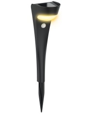 Lampa Strend Pro Garden, solárna, LED, so senzorom pohybu, 10,2x13x52,5 cm