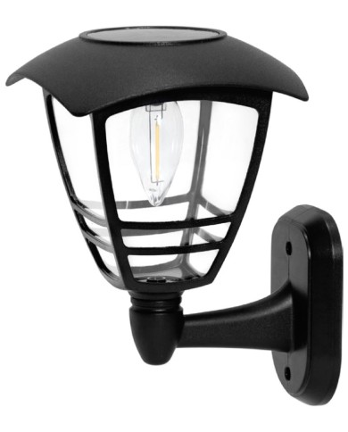 Lampa Strend Pro Garden, solárna, na stenu/plot, 15x15x21 cm