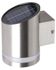 Lampa Strend Pro Garden, solárna, LED svietidlo na stenu/plot, 9x12x14 cm