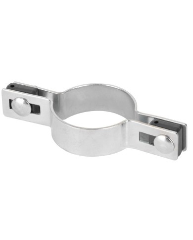 Objímka Strend Pro EUROSTANDARD, 48 mm, priebežná, pozinkovaná, na okrúhly stĺpik