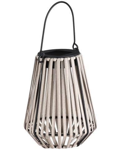 Lampa Strend Pro Garden, solárna, LED, závesná, ratan, 12x12x24 cm