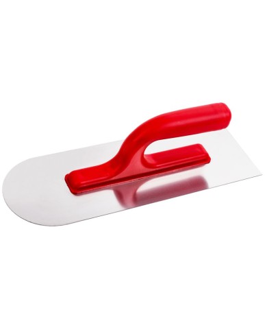 Hladítko Strend Pro Premium, REDhand, U-TYPE, plast. rúčka, zaoblené, 320x110 mm, 0,7 mm, nerez