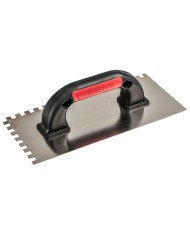 Hladítko Strend Pro Premium, EXC RED-Black, U-plast. rúčka, 270x130 mm, e6 mm, 0,7 mm, nerez