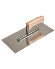 Hladítko Strend Pro Premium, HardWood, drevená rúčka, 270x130 mm, rovné, 0,7 mm, nerez