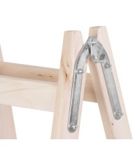 Rebrík Strend Pro, 4 priečkový, drevené štafle, 1,30 m, max. 150 kg