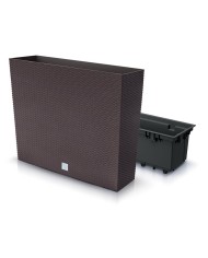 Kvetináč s vložkou RATO Case 580x180x498 mm, hnedý