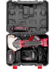 Brúska Worcraft CAG-S20LiBH ShareSYS, 125 mm, uhlová, SET v kufri, s batériou a nabíjačkou, 1x 4.0 Ah, bezuhlíková