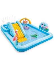 Bazén Intex® 57161, Jungle adventure play center, detský, nafukovacie detské ihrisko, 244x198x71 cm