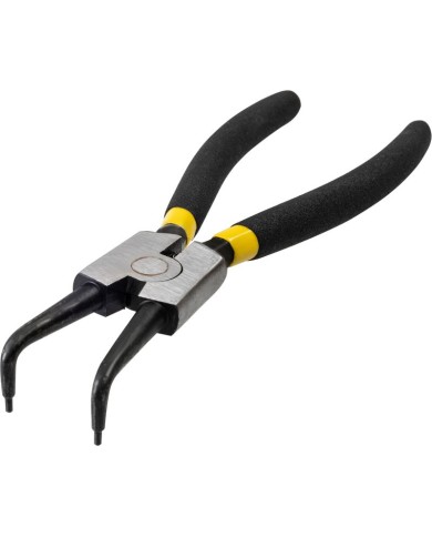 Kliešte Strend Pro P0182D 180 mm, na hriadeľ a poistné krúžky, ohnuté