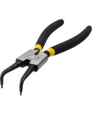 Kliešte Strend Pro P0182D 180 mm, na hriadeľ a poistné krúžky, ohnuté