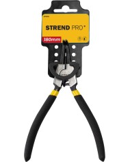 Kliešte Strend Pro P0182D 180 mm, na hriadeľ a poistné krúžky, ohnuté