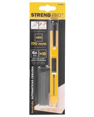 Ceruzka Strend Pro, vysúvacia, so sponou, značkovač 170 mm, so 6 tuhami