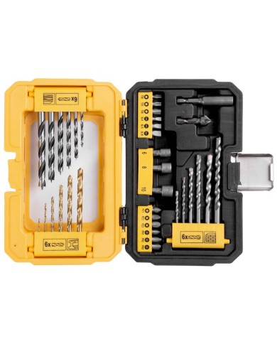 Sada vrtákov a bitov Strend Pro, v kufríku, 35 ks + držiak bitov