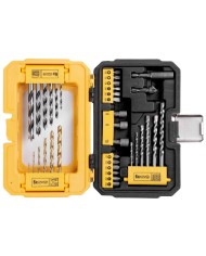 Sada vrtákov a bitov Strend Pro, v kufríku, 35 ks + držiak bitov
