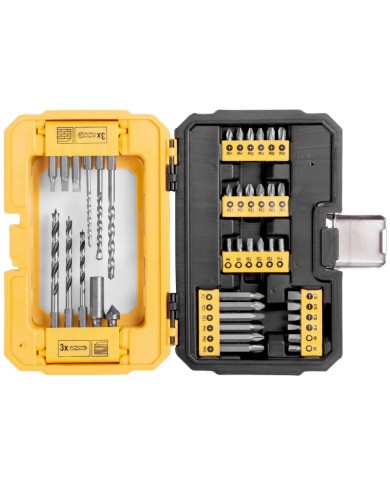 Sada vrtákov a bitov Strend Pro, Cr-V, v kufríku, 41 ks + držiak bitov