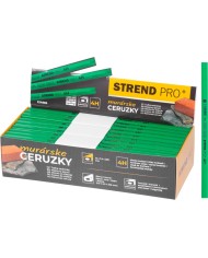 Ceruzka Strend Pro, murárska, 250 mm, čierna tuha, hranatá, na kameň
