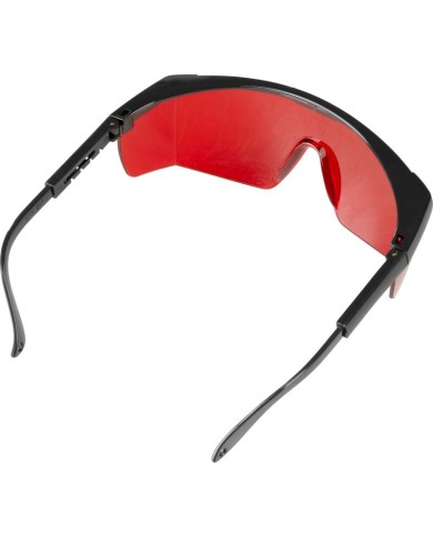 Okuliare Safetyco B507, červené, ochranné, nastaviteľné