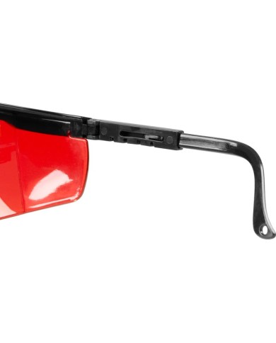 Okuliare Safetyco B507, červené, ochranné, nastaviteľné