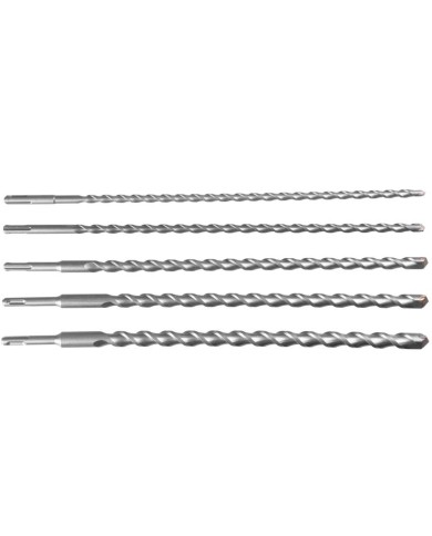 Sada vrtákov Strend Pro, SDS+, 10, 12, 16, 18, 20 mm x 450 mm, bal. 5 ks, do betónu