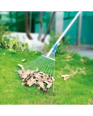 Hrable na lístie AQUACRAFT® 380310, PREMIUM, záhradné, vejárové, nastaviteľné, ALU násada