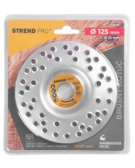 Kotúč Strend Pro, 125 mm, brúsny na drevo, s otvormi, na uhlovú brúsku