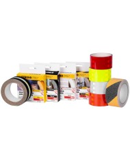 Páska Strend Pro, lepiaca, protišmyková, extra odolná, čierno/žltá, 50 mm x 5 m