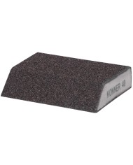 Huba KONNER G40, brúsna špongia, 125x90x65x25 mm, skosená