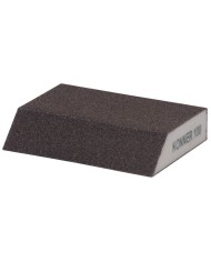 Huba KONNER P100, brúsna špongia, 125x90x65x25 mm, skosená