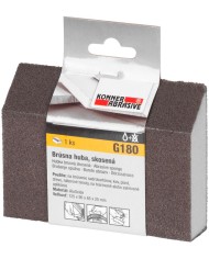 Huba KONNER G180, brúsna špongia, 125x90x65x25 mm, skosená