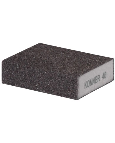 Huba KONNER P40, brúsna špongia, 100x70x25 mm, AluOxide