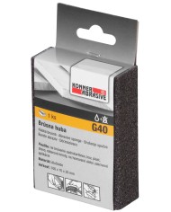 Huba KONNER P40, brúsna špongia, 100x70x25 mm, AluOxide