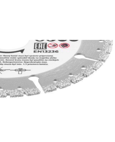 Kotúč Strend Pro Premium, Vacuum brazed, 115 mm, diamantový, rezný, multi