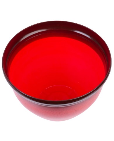 Kvetináč Strend Pro, glazúra, červený, 38x28,5 cm