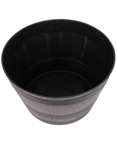 Kvetináč Strend Pro, Woodeff, 52x32 cm, hnedý, efekt dreva, barel