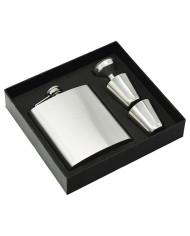 Ploskačka MagicHome, sada, 2x30 ml štamperlíky, lievik, nerez, darčekové balenie