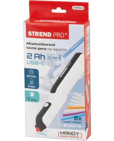 Pero Strend Pro, tavné lepiace, 2000 mAh, 36 W, 7 mm, USB nabíjanie, NEW EDITION