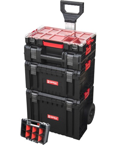 Box QBRICK® System PRO Set 5v1 - Cart, Toolbox, Toolcase, Organizer 100 a Multi, 5 dielna sada boxov na náradie