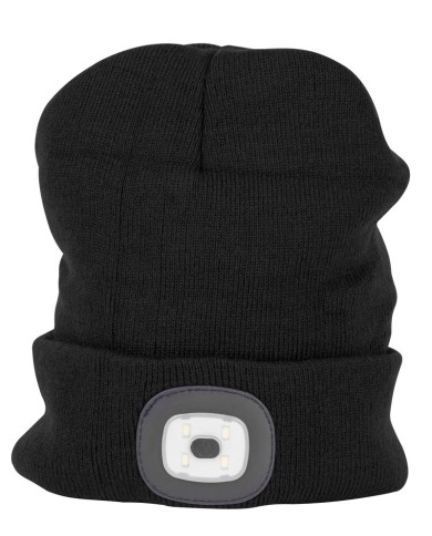 Čiapka Strend Pro Albacore čierna L, 4x SMD LED, USB nabíjanie