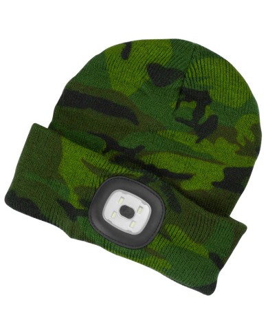 Čiapka Strend Pro Albacore kid kamufláž M, 4x SMD LED, USB nabíjanie