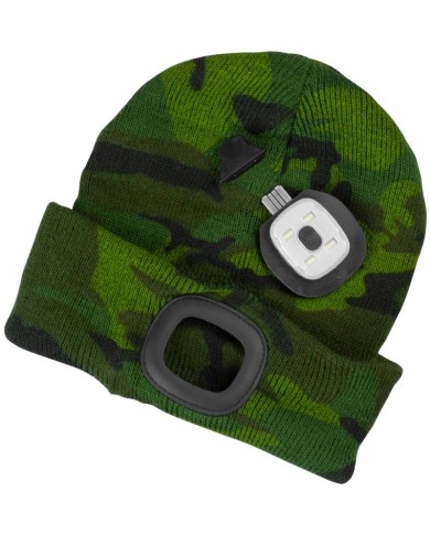 Čiapka Strend Pro Albacore kid kamufláž M, 4x SMD LED, USB nabíjanie