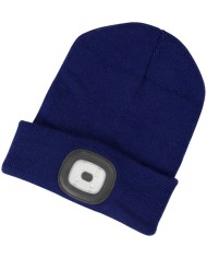 Čiapka Strend Pro Albacore kid modrá M, 4x SMD LED, USB nabíjanie