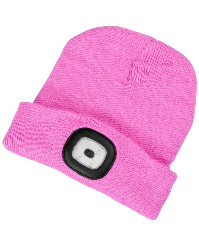 Čiapka Strend Pro Albacore kid ružová M, 4x SMD LED, USB nabíjanie