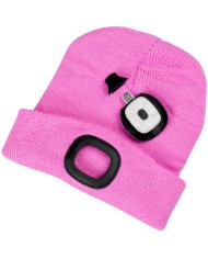 Čiapka Strend Pro Albacore kid ružová M, 4x SMD LED, USB nabíjanie