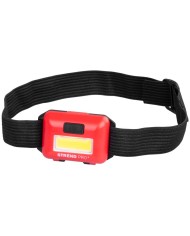 Čelovka Strend Pro Headlight H955, COB LED, 3xAAA, mix farieb (čierna, biela, červená)