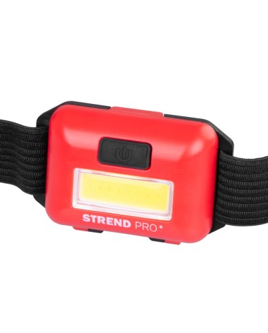 Čelovka Strend Pro Headlight H955, COB LED, 3xAAA, mix farieb (čierna, biela, červená)