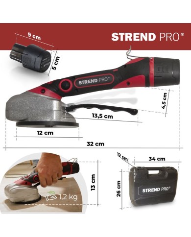 Prísavka Strend Pro, vibračná, na podlahu/dlažbu, max.30 kg,vibrátor