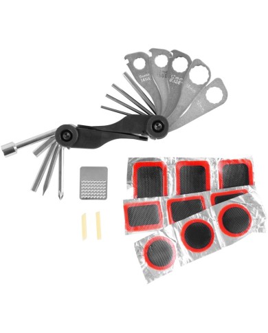 Súprava na opravu bicykla Akola S1901-28, 28 dielna, set na opravu defektov