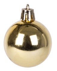 Gule MagicHome Vianoce, sada, 50 ks, 4-5 cm, zlaté, hviezda, girlanda, šiška, na vianočný stromček