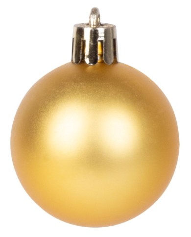 Gule MagicHome Vianoce, sada, 50 ks, 4-5 cm, zlaté, hviezda, girlanda, šiška, na vianočný stromček